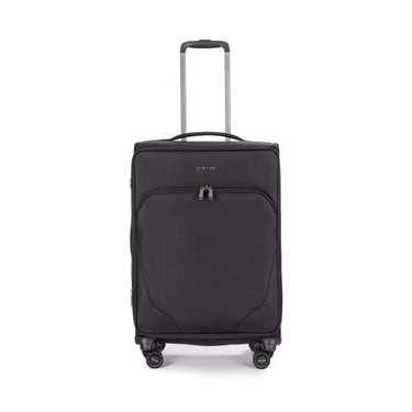 Stratic Mix Koffer Weichschale Reisekoffer Trolley Rollkoffer mittelgroß, TSA Kofferschloss, 4 Rollen, Erweiterbar, im Sale